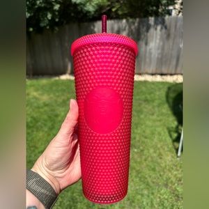 Matte Pink Studded Tumbler